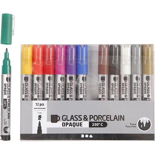 Glasmarker porzellanmarker - 12,