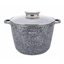 Marmorierter Topf mit