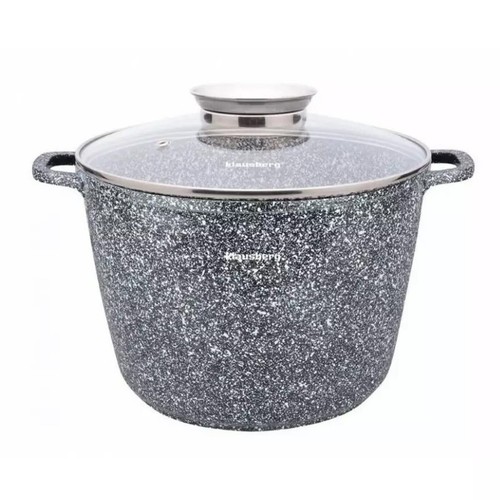 Marmorierter topf mit - topf,