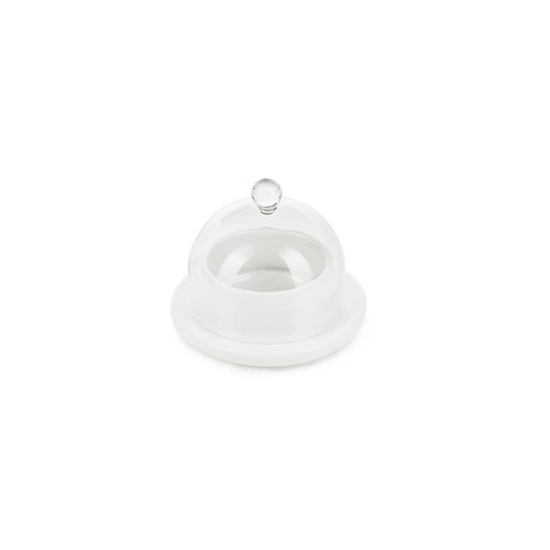 Butterteller mit glasdeckel - glasdeckel, 9