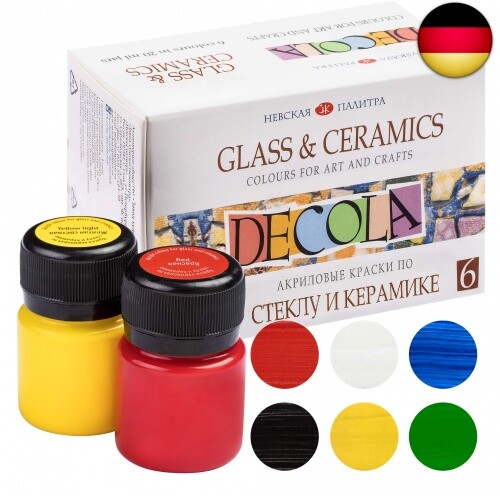 Decola porzellan farben set - porzellan,