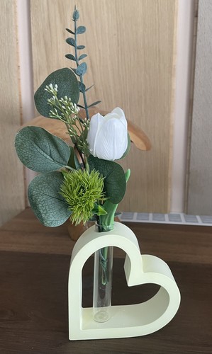 Herz blumenvase mit glas - glas, und
