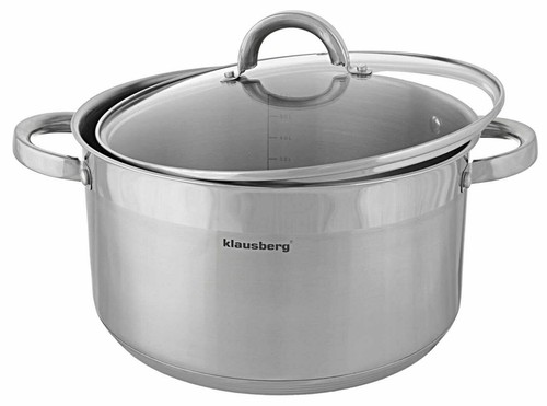 Klausberg topf mit glasdeckel - mit,