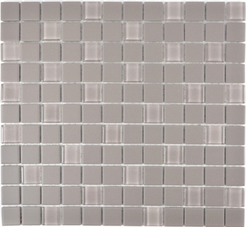 Keramik mosaik mittelgrau - keramik,
