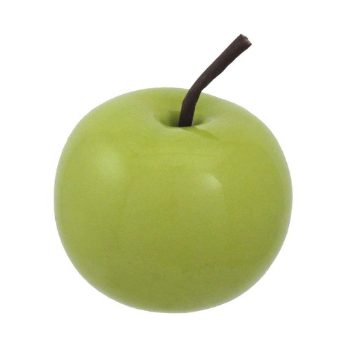 Keramik deko apfel 8x6 5cm - ca, 8x6,5cm