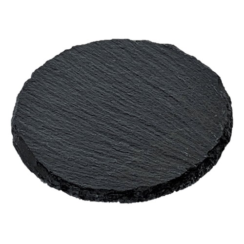 Schiefer dekoplatte rund 10cm - schiefer,